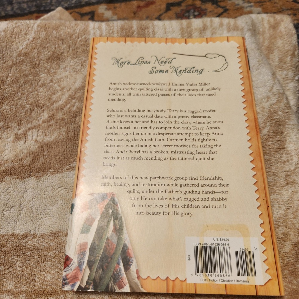 The Tattered Quilt Wanda E Brunstetter Amish Quilting Club Paperback Novel - Picture 2 of 2